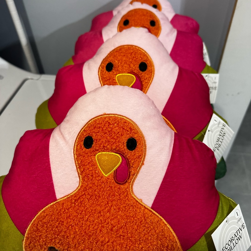 6pcs Colorful Turkey pillow